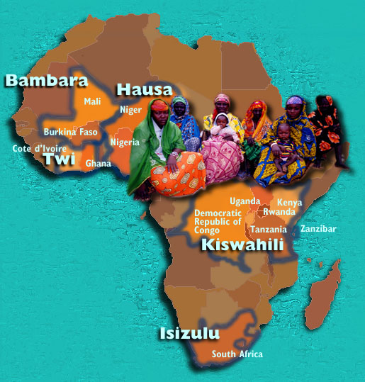 Language Map of Africa